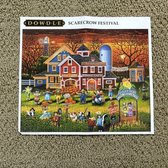DOWDLE Puzzle, Scarecrow Festival, 1000 pieces - Picture 4 of 4